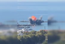 Сочи атаковали морские дроны: взорвали корабль NEFRIT из Новороссийска (видео)