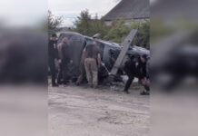 «Гражданские совершили опасный маневр»: на Волыни перевернулся автомобиль ТЦК, есть пострадавшие