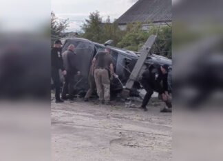 «Гражданские совершили опасный маневр»: на Волыни перевернулся автомобиль ТЦК, есть пострадавшие