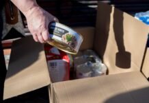 В оккупированные Олешки дронами доставили 4 тонны продуктов для населения