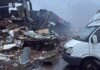 Российские удары уничтожили отделение №6 и повредили сортировочное депо «Новой пошты» в Киеве
