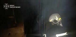 В Запорожье во время пожара в многоэтажке спасли пять человек, среди них двое детей