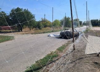 В Кушугуми российский FPV-дрон атаковал гражданское авто, погиб мужчина