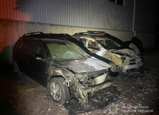 В Запорожье 20-летнего студента подозревают в поджоге пяти автомобилей