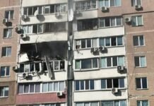 В Запорожье в результате атаки БПЛА по многоэтажке пострадал ребенок