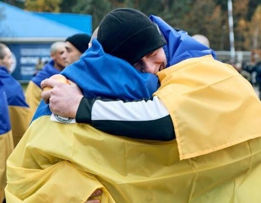 В Украину вернули 33 пленных защитников из Запорожской области