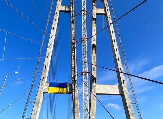 В Запорожье изменили ограничение движения через Вантовый мост