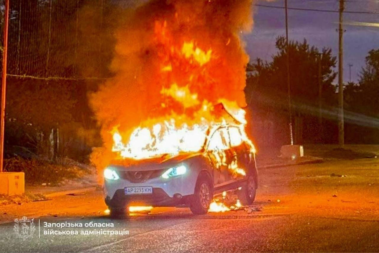 В Запорожье FPV атаковал автомобиль, погиб водитель