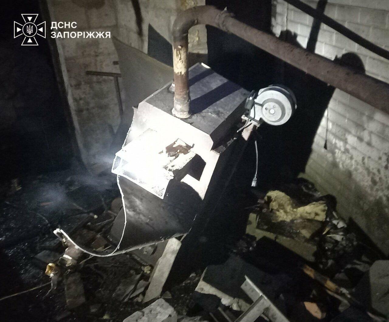 В Запорожье взорвался твердотопливный котел: травмировался 46-летний мужчина